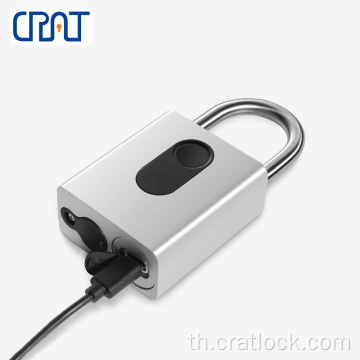 IP65 Smart Security Fingerprint Padlock พร้อมการชาร์จ USB